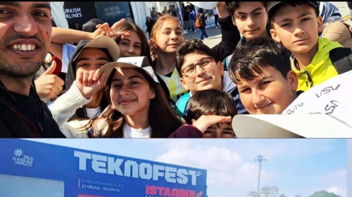 Okulumuz Teknofest-2023 organizasyonundan kareler